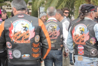 The Harley Davidson club members