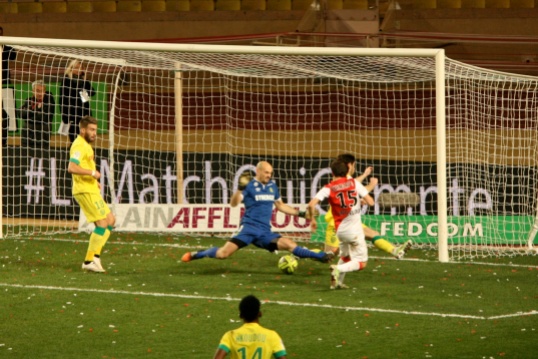 Silva's goal at the 73 min that sealed Monaco's victory against Nantes @CelinaLafuenteDeLavotha