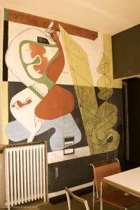 Mural retouched by le Corbusier in 1939, 1949 and 1962 @CelinaLafuenteDeLavotha 05/2015