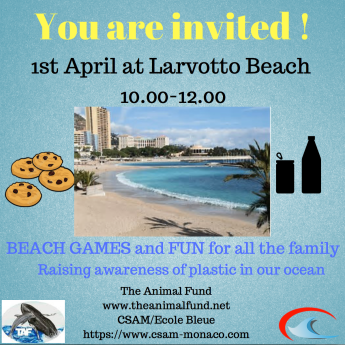 TAF Plastic Pollution Awareness invitation