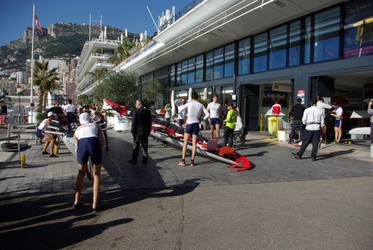 The Monaco team after the race @Olivier-Vincent Marechal