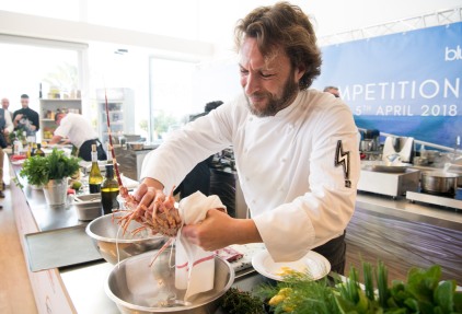 Pablo Albuerne during the super yacht chefs competition at YCM @Messi