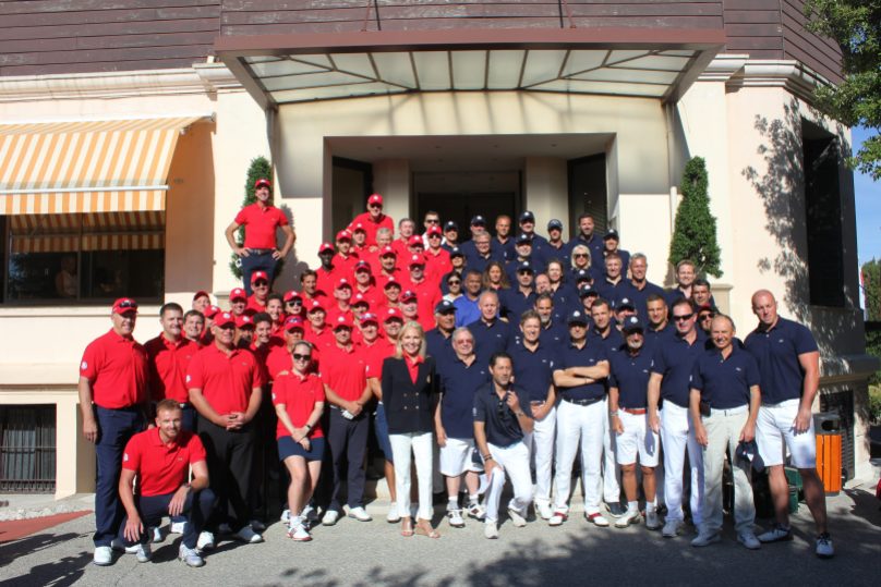 US and European teams during Monaco US Celebrity Golf Cup @Nancy Heslin
