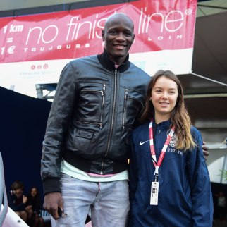 Amara Sy, parrain of the NFL and Princess Alexandra of Hannover @NFL2018